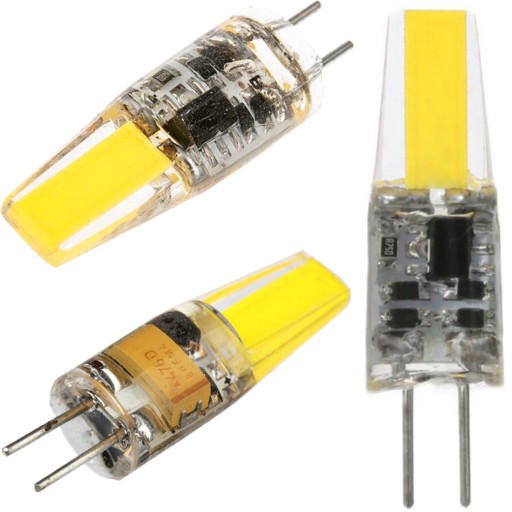 LED CAPSULE žiarovka MINI G4 3W = 30W 4000K NEUTRÁLNA FARBA COB 12V LUMILED