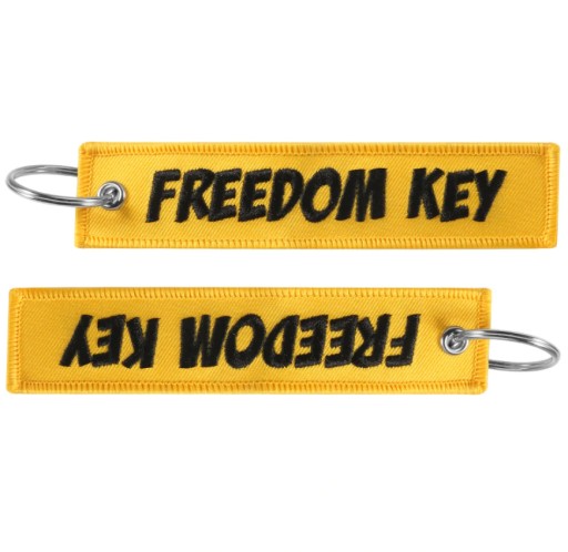 Kľúčenka FREEDOM KEY žltá