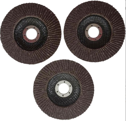Lamelový kotúč, kotúč na čistenie dreva, kovu, 125 mm, hrúbka 80, rovný, 3 ks