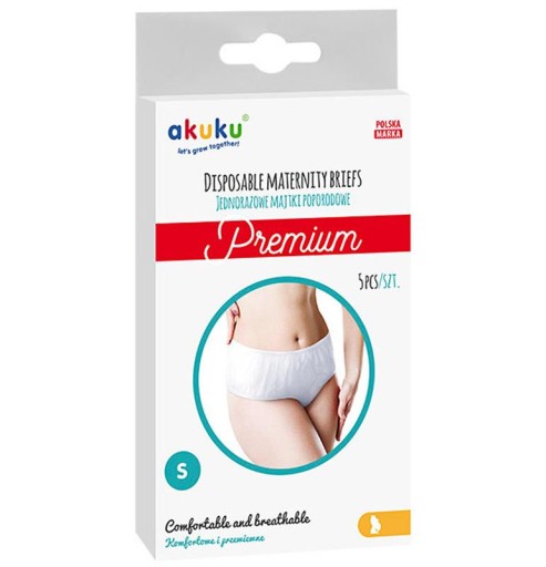 AKUKU PÁRODOVÉ NOHAVIČKY, JEDNORAZOVÉ, 5 KS