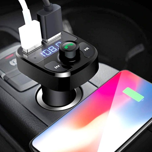 Bluetooth FM vysielač MP3 nabíjačka do auta