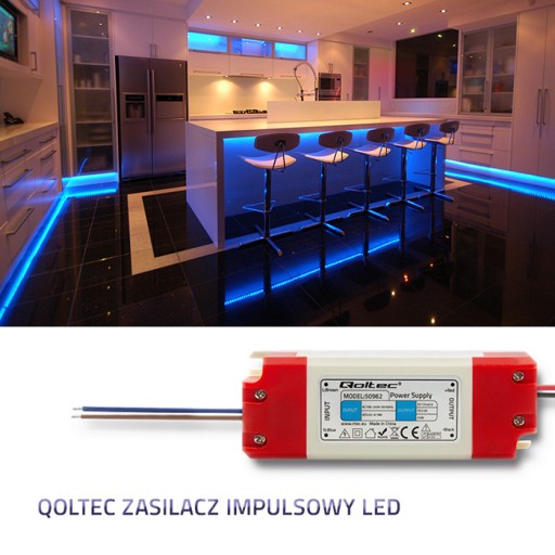 Qoltec LED spínaný zdroj IP20 24W 12V 2A