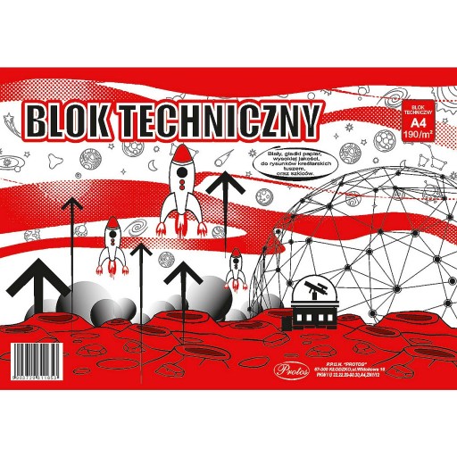 TECHNICKÝ BLOK A4 190g 10 LIST PROTOS MIX 1 ks
