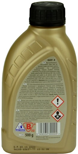 K2 DOT 4 syntetická brzdová kvapalina 500g 0,5KG