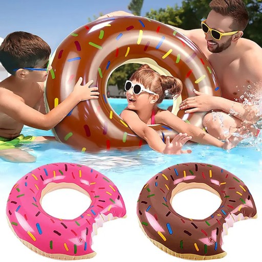 NAFUKOVACÍ KOLESOVÝ VODNÝ BOD PRE DETI, DOSPELÝCH, DONUT MATRAC