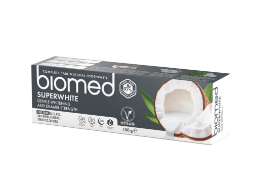 Bieliaca zubná pasta Splat Biomed SuperWhite 100g kokosový olej