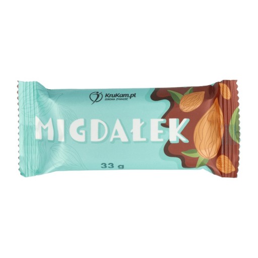 Zdravá výživa Tyčinka KruKam Mandľová tyčinka v čokoláde 33g