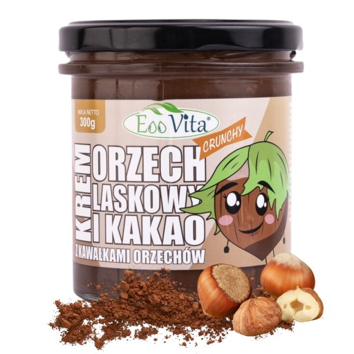 Orieškový krém a kakaové chrumkanie! BEZ CUKRU 300 g