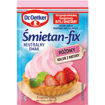 DR. Oetker Śmietan-fix ružová 7g