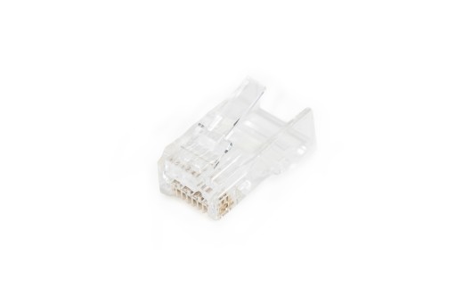 Zástrčka RJ45 s krytom, kategória farieb 6, netienená, AWG 26-24, 5 kusov