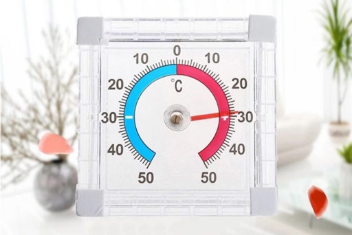VONKAJŠÍ OKENNÝ TEPLOMER, SAMOLEPIACI NA OKNO