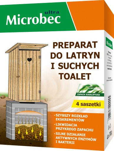 BROS MICROBEC ULTRA BACTERIA PRE SUCHÉ ZÁCHODY A POHÁDKY 4x30G