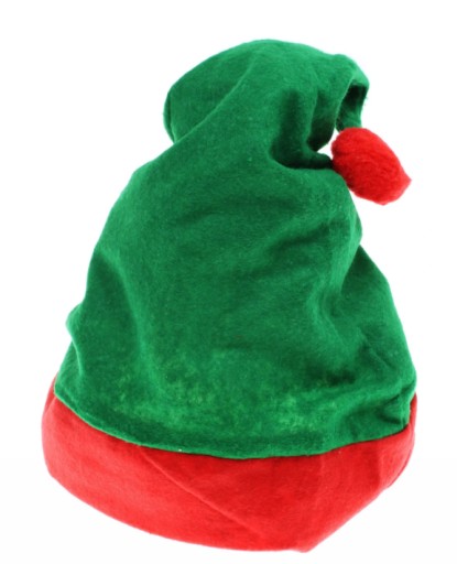 KLOBÚK ELFA škriatok Santa Claus Vianočný ŠKROKAT Santov pomocník