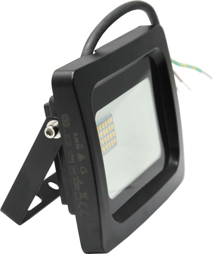 LED FLOODLIGHT 20W 1600LM 3000K IP65 TEPLÁ BIELA