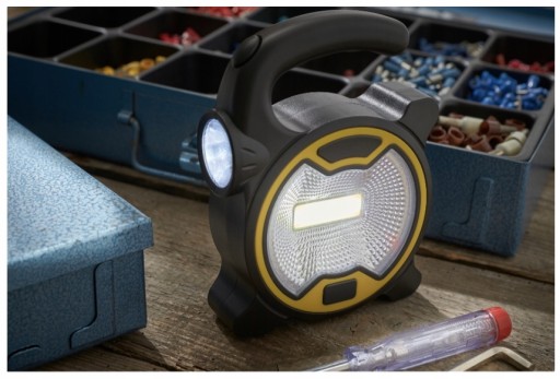 VÝKONNÁ FARÁĽKA DIELENSKÁ LAMPA LED HALOGÉNOVÁ COB LAMPA S BATÉRIOU NA RÚČKU