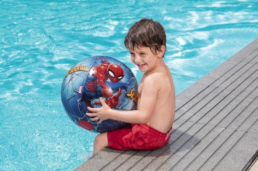 Nafukovacia plážová lopta Spider-Man 2+ 34 cm Bestway
