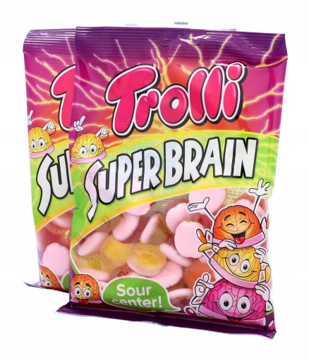 TROLLI Super Brain Sour Brain Ovocné želé 150g