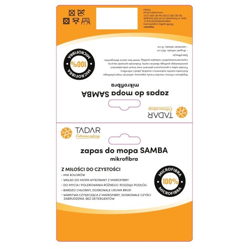 Náplň do plochého mopu Tadar Samba