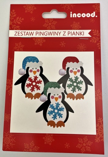 Kreatívna vianočná súprava vyrobená z mikulášskej peny
