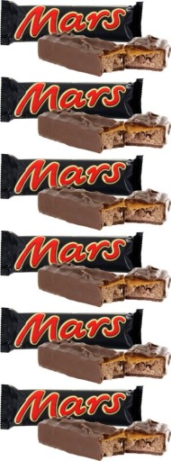 Mars tyčinka s nugátovou a karamelovou náplňou 51g x6