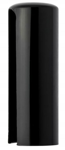 Plochý nylonový uzáver na pánt EXACTA, priemer 14 mm, ČIERNA