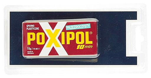 Lepidlo POXIPOL 16g/14ml transparentný dvojzložkový epoxid