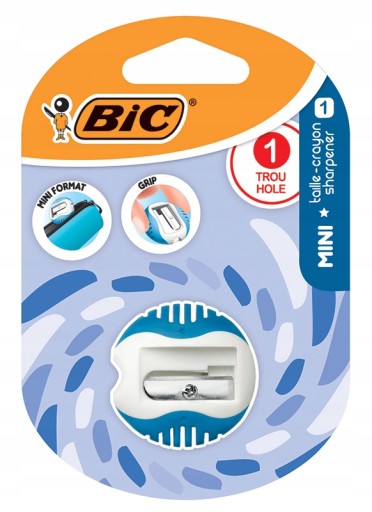 BIC Mini Single Blue School Sharpener