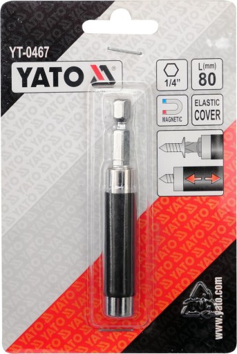 Magnetický držiak bitov 1/4 predĺženie Yato