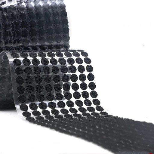 Samolepiaci suchý zips, okrúhly, 250 kusov, 125 párov