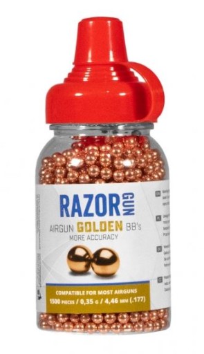 BB RazorGun Golden 4,46 mm 1500 ks.