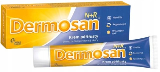 DERMOSAN N+R polotučný krém na tvár a telo 40 g