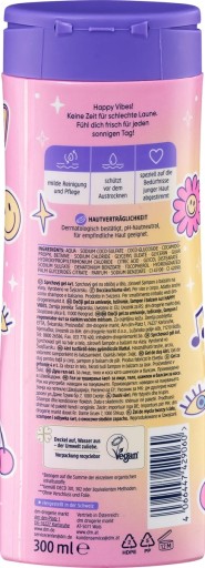 BALEA KIDS HAPPY VIBES ŠAMPÓN NA UMÝVANIE GÉLU 4v1 OVOCNÁ VÔŇA GUMY