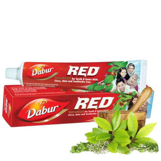 Zubná pasta Dabur Red BEZ FLUORIDOV BIELENIE PROTI KAZU PRÍRODNÉ