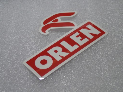 NÁLEPKA ORLEN DAKAR MOTOCROSS RALLYCROSS RACING NÁLEPKA 10 x 7,5 cm