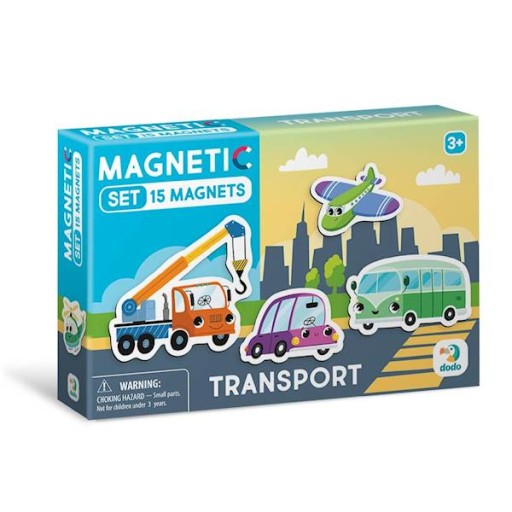 Edukačná magnetická hra Transportné magnety pre deti