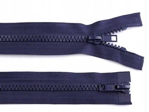 Členkový zips, 2 zipsy na mikinu 70cm / NAVY BLUE