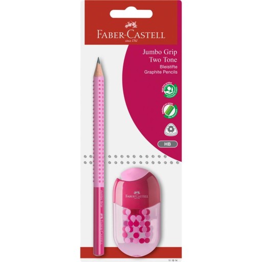 PENCIL Grip 2001 + brúska s gumou FABER-CASTELL