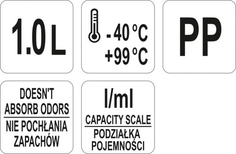 KUCHYNSKÁ DŽVNA S ODMEROU 1L YATO YG-07284