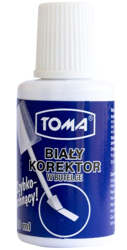 TEKUTÉ ŠTEFEK NA KOREKTOR S ŠPONKOU TOMA 20ML