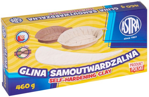 Astra SAMOTVRDZUJÚCA HLINA 460 g biela