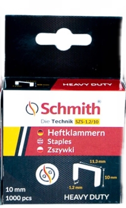 SCHMITH ZOŠÍVAČKY 10MM 1000 KS PRE PREBERAČA TYP53