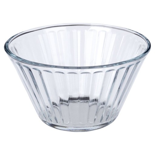 Sklenené misky so zvislými pruhmi, 11,5 cm, 270 ml, 3 ks.