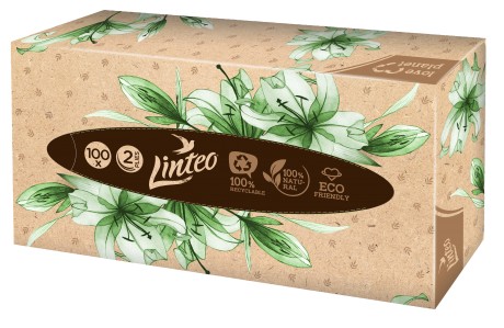 Linteo hygienické utierky 100 ks, dvojvrstvové