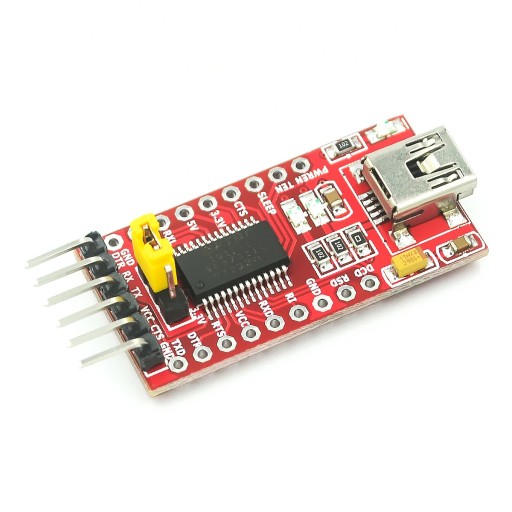 FT232 - FTDI USB/TTL prevodník - 5V/3,3V - UART