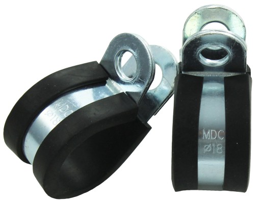 Držiak MDC, GUMOVÁ SVORKA, kábel, 18mm drôt s gumovou výplňou x5
