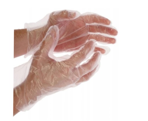 Fóliové rukavice Veľkosť Universal C2C 100 ks. HDPE