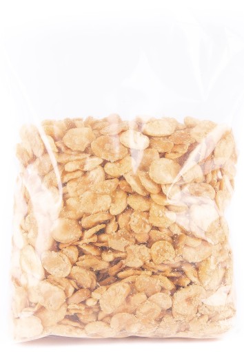 PRAŽENÁ fazuľka, SOLENÉ štiepky 500 g zo Španielska