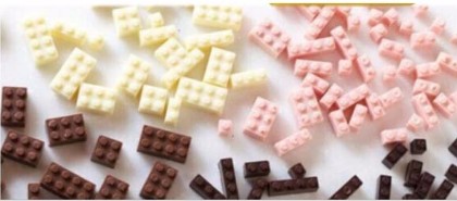 SILIKÓNOVÁ FORMA NA ČOKOLÁDOVÝ TORTY ŽELÉ GÉLOVÉ OZDOBY LEGO BRICKS