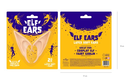 ELFA EARS mäkké latexové univerzálne HALLOWEEN