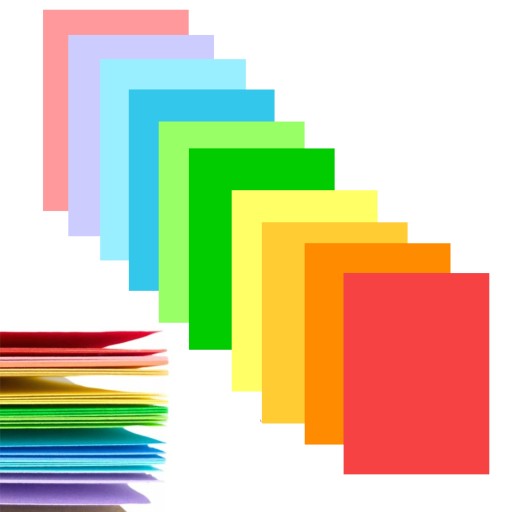 FAREBNÝ PAPIER A4 BLOK 40 LISTOVÝ BLOK 110g
